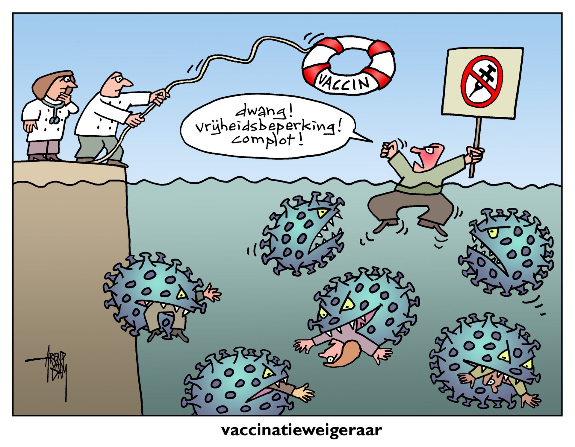 VaccinReddingsboei&CoronaDrenkeling